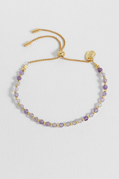Wellness Amethyst Gemstone Amelia Bracelet