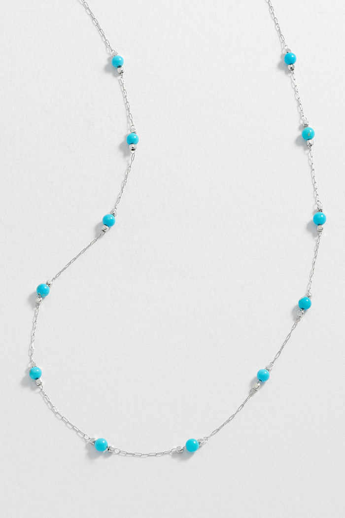 Wellness Howlite Gemstone Bead Necklace