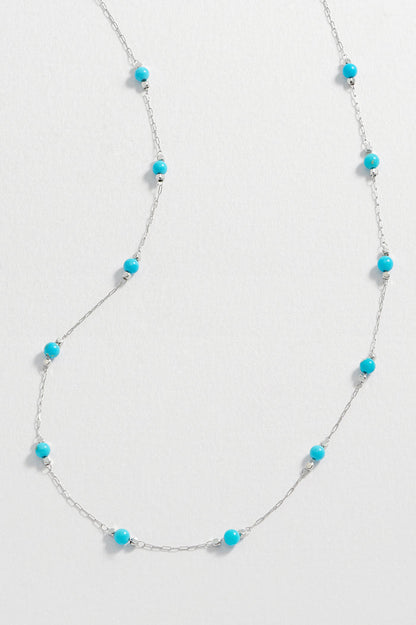 Wellness Howlite Gemstone Bead Necklace