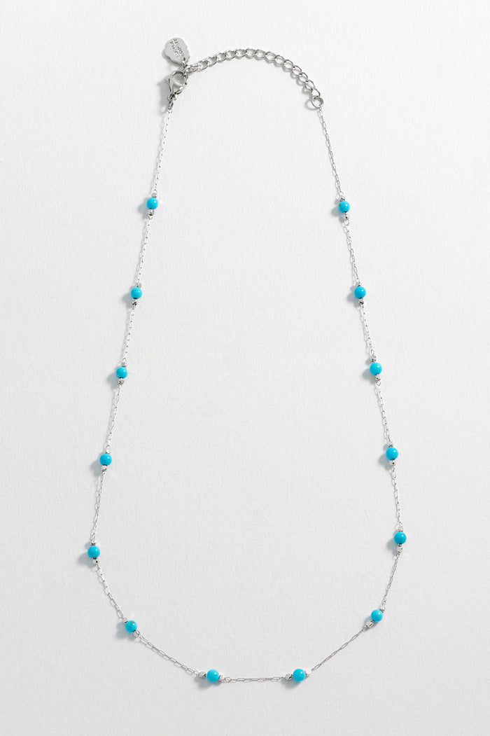 Wellness Howlite Gemstone Bead Necklace