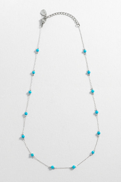 Wellness Howlite Gemstone Bead Necklace