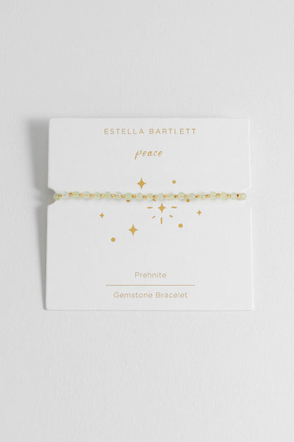Wellness Prehnite Gemstone Amelia Bracelet