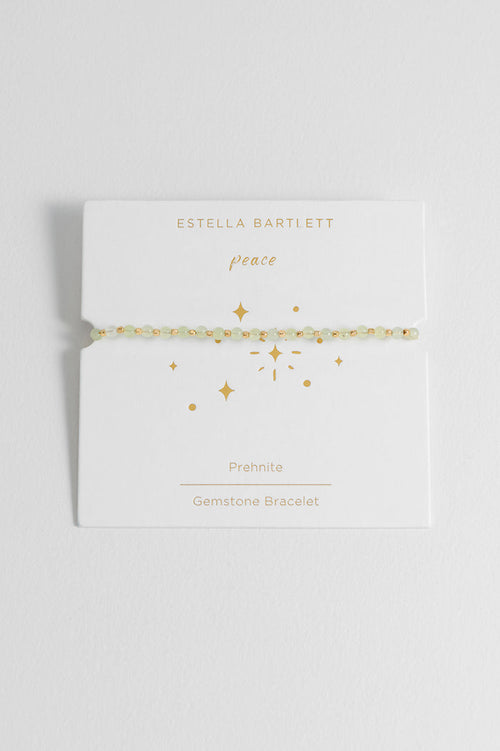 Wellness Prehnite Gemstone Amelia Bracelet