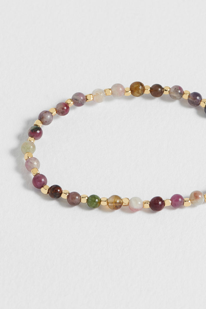 Wellness Tourmaline Gemstone Amelia Bracelet