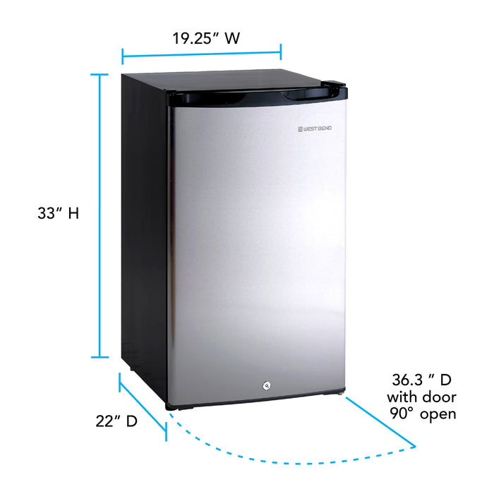 West Bend 4.4 cu. ft. Compact Refrigerator