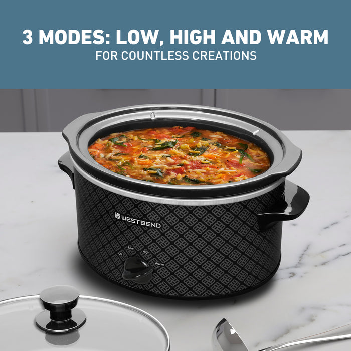 West Bend Pattern Slow Cooker