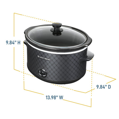 West Bend Pattern Slow Cooker