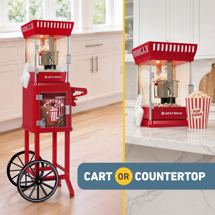 West Bend Popcorn Cart 2.5 oz Kettle - West Bend
