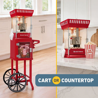 West Bend Popcorn Cart 2.5 oz Kettle - West Bend
