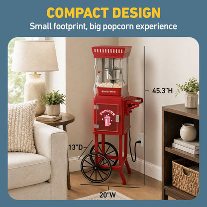 West Bend Popcorn Cart 2.5 oz Kettle - West Bend