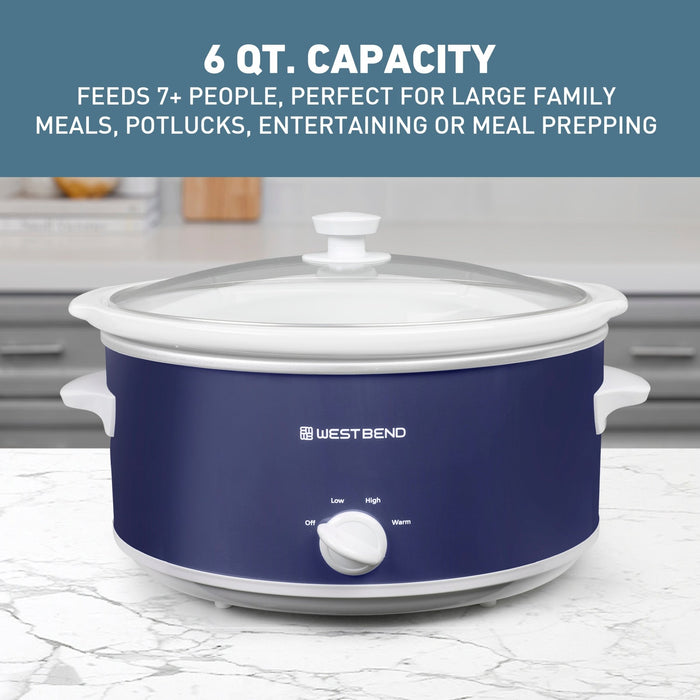 West Bend Slow Cooker, 6 Qt. Capacity - West Bend