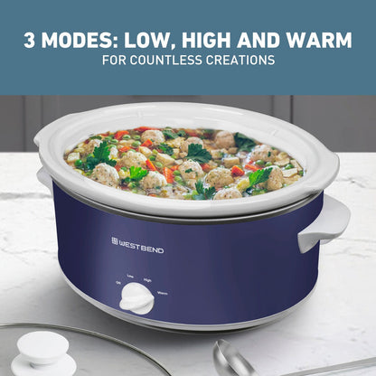West Bend Slow Cooker, 6 Qt. Capacity - West Bend