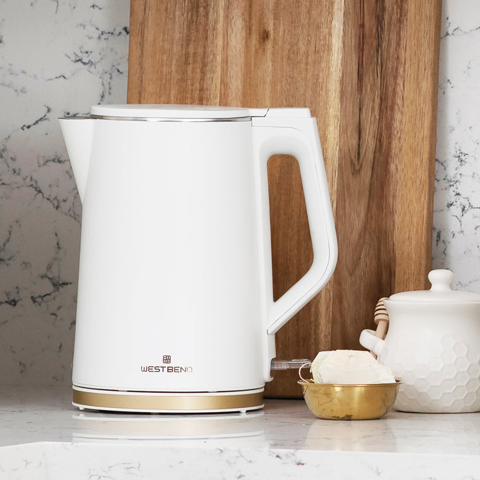 West Bend Timeless Electric Kettle, 1.5 Liter Capacity