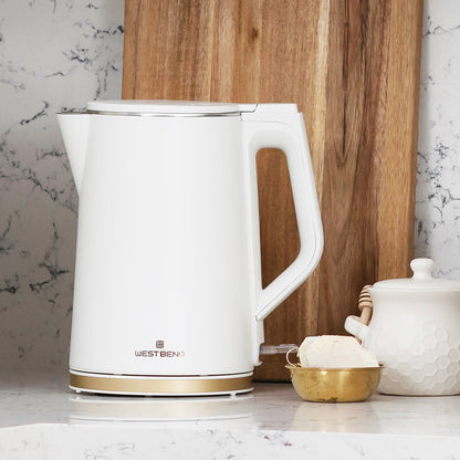 West Bend Timeless Electric Kettle, 1.5 Liter Capacity