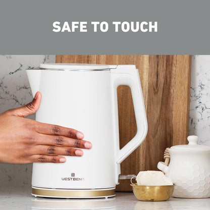 West Bend Timeless Electric Kettle, 1.5 Liter Capacity
