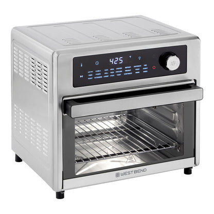 West Bend XL Air Fryer Oven with 24 Presets​, 26 Quart, in Stainless Steel
