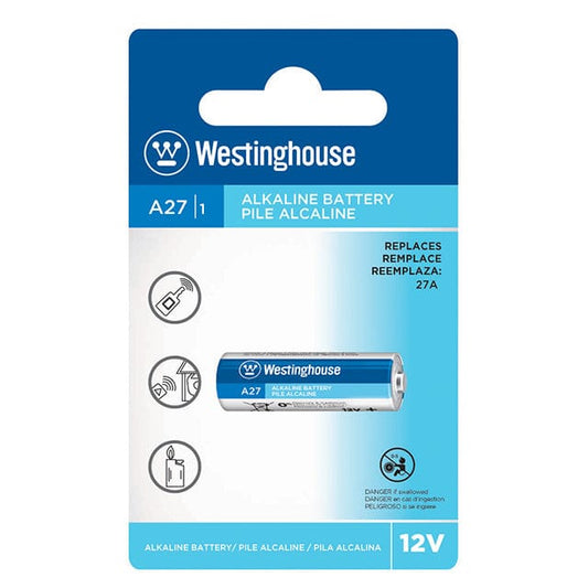 Westinghouse Alkaline 12V A 23 Battery 1 Pk -A27BP1 MEGA