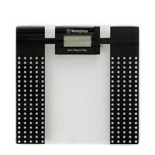 Westinghouse Electronic Bathroom Scale Black With dots-WHSWD1K2 MEGA