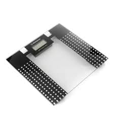 Westinghouse Electronic Bathroom Scale Black With dots-WHSWD1K2 MEGA