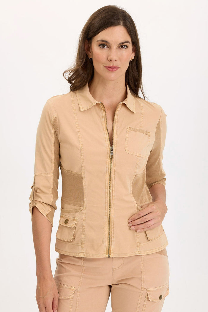 Wearables Wexel Poplin/Stretch Fitted Cargo Jacket