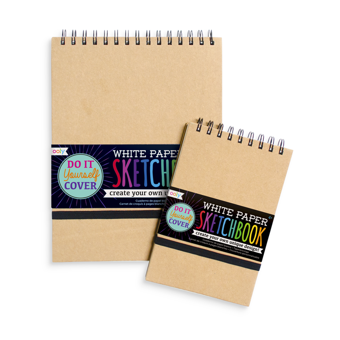 White DIY Cover Sketchbook