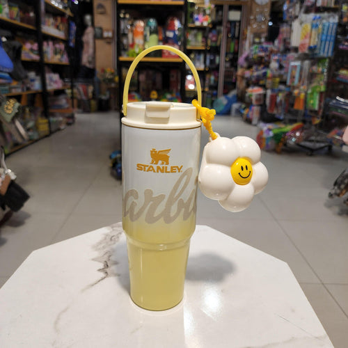 White Yellow Tumbler - Maha fashions -  TUMBLER