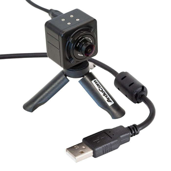 Wide-Angle 1080p UVC-Compliant USB Camera Module with Metal Case & Tripod [Discontinued] by Arducam - The Pi Hut