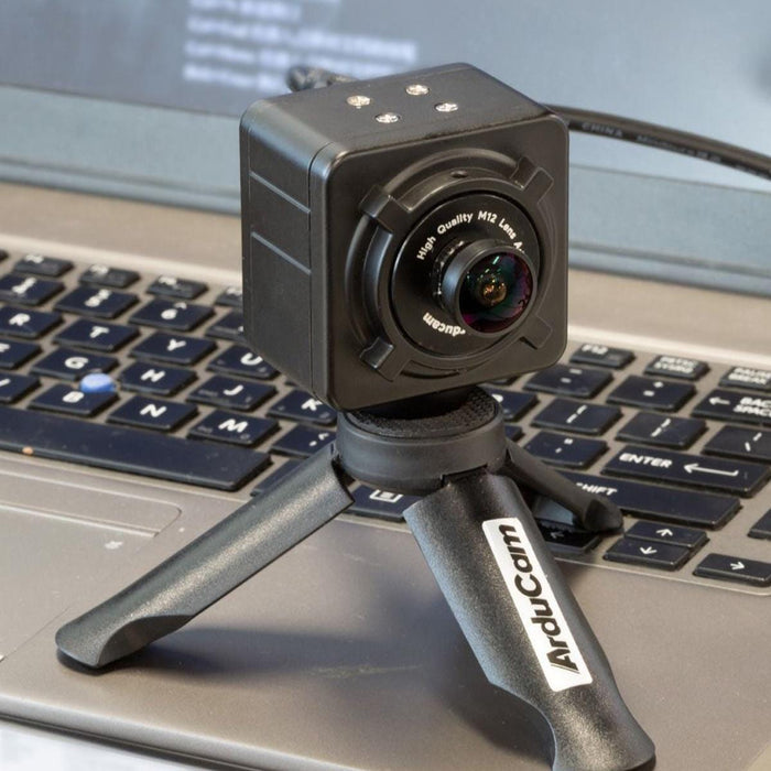 Wide-Angle 1080p UVC-Compliant USB Camera Module with Metal Case & Tripod [Discontinued] by Arducam - The Pi Hut