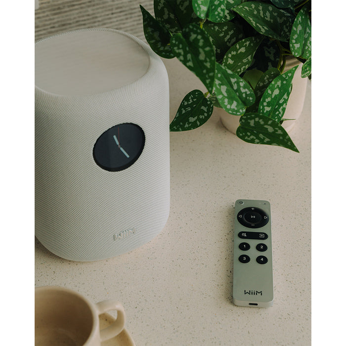 WiiM SOUND Wireless Multiroom Smart Speaker with Display -  White White