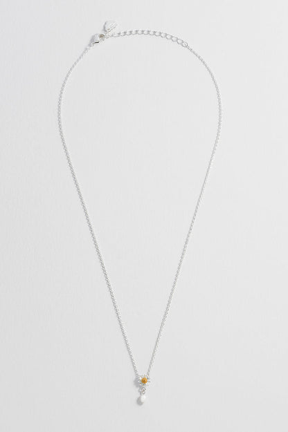 Wildflower Pearl Drop Necklace