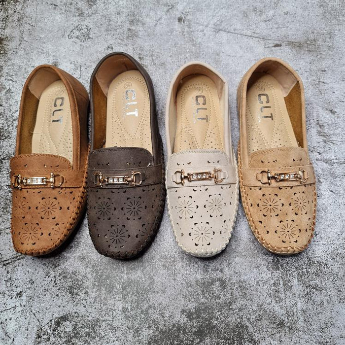 Women Cut Work Pumps - Maha fashions -
