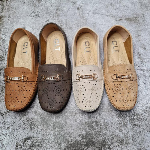 Women Cut Work Pumps - Maha fashions -