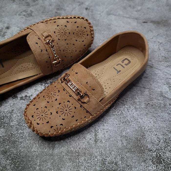 Women Cut Work Pumps - Maha fashions -