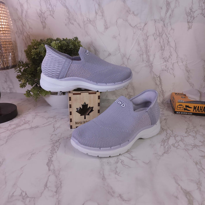 Women Grey Slip On Sneakers - Maha fashions -  Women Footwear