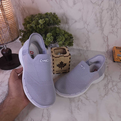 Women Grey Slip On Sneakers - Maha fashions -  Women Footwear