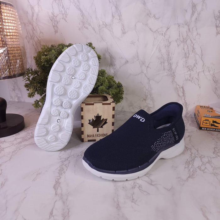 Women Navy Slip On Sneakers - Maha fashions -  Women Footwear