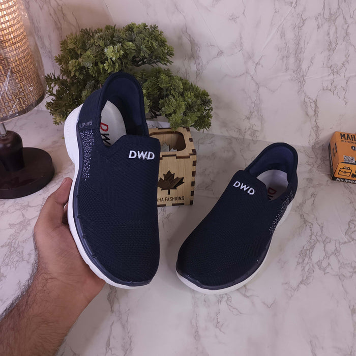 Women Navy Slip On Sneakers - Maha fashions -  Women Footwear