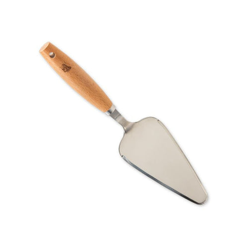 wooden handled cake server