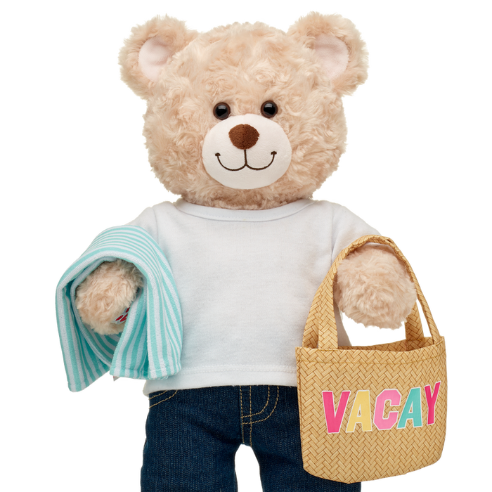 Woven Vacay Tote and Towel Set