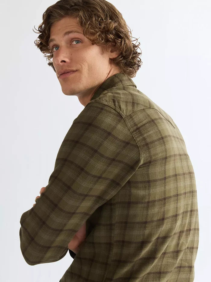 Wrangler Olive Night Western Shirt