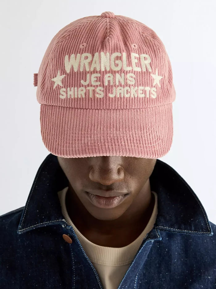 Wrangler Pink Corduroy Cap