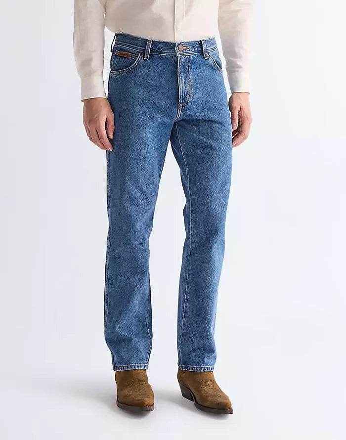 Wrangler Texas Straight Stonewash Denim Jeans