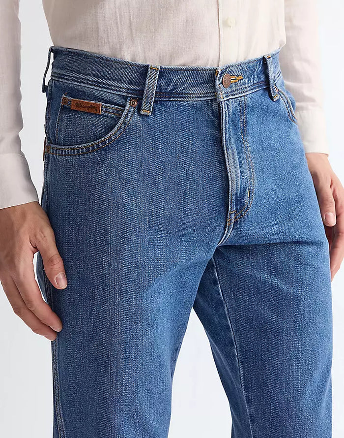 Wrangler Texas Straight Stonewash Denim Jeans
