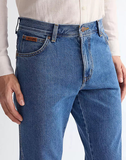 Wrangler Texas Straight Stonewash Denim Jeans
