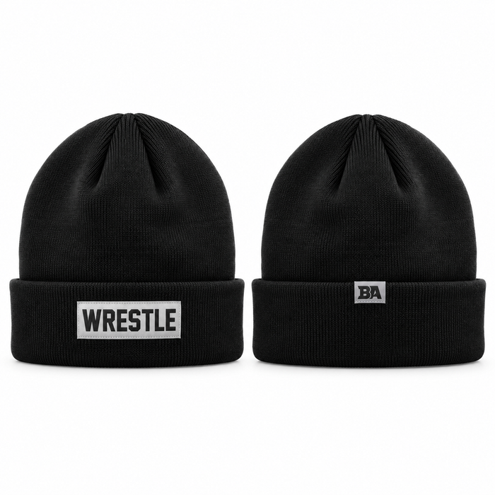 Wrestle Black Beanie
