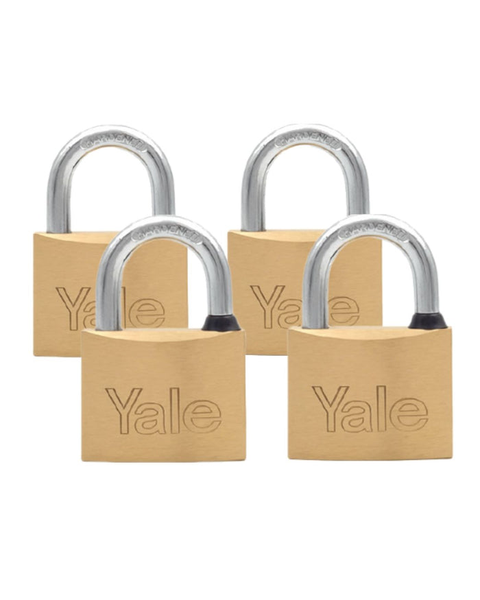 Yale Brass Padlock 110-40mm 4pack - 0010491 Mega