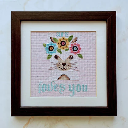 Yasmin's Made with Love - Some Bunny Loves You! - Chart and/or Roxy Floss Pack