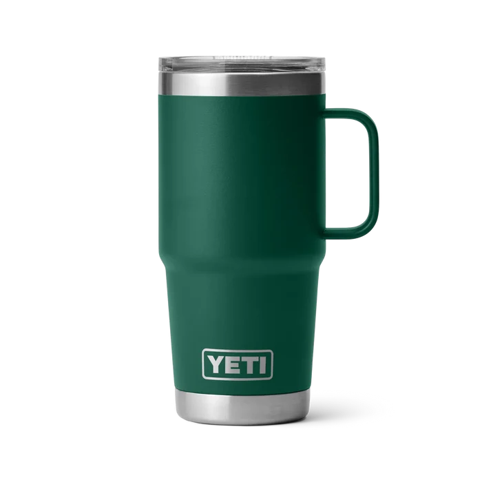 YETI 20oz Travel Mug Black Forest Green