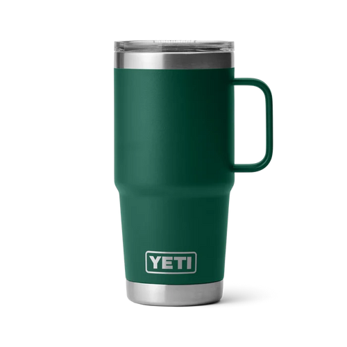 YETI 20oz Travel Mug Black Forest Green