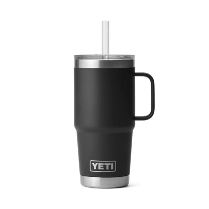 YETI 25oz Straw Mug Black